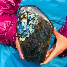 7.32LB  Natural Gorgeous Labradorite Quartz Crystal Stone Specimen Healing picture