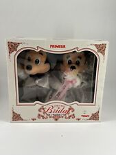 TOMY PRIMEUR Mickey Mouse and Minnie Mouse Bridal Wedding Vintage Plush Vtg picture