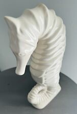 Urban Trends Ceramic Seahorse White With Gloss Finish picture