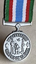 CANADA U.N UN United Nations Canadian Peacekeeping Service Miniature Medal CPSM picture