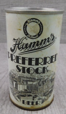 Man Cave Premium Pull Tab Hamm's Preferred Stock St. Paul MN Steel Seam Beer Can picture