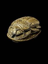 Handmade Egyptian Scarab Beetle Statue with Ancient Inscriptions , Unique Statue picture