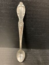 Wm Roger & Son I.S. Silver Plate  Baby Spoon Victorian Rose Pattern Vintage 5 in picture