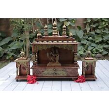 Wooden Temple Buy Big One & Get Two Free Big Size Hindu Pooja Mandir For Home picture