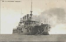 United States Naval Battleship USS Nebraska At Sea c1909 Postcard - Unposted picture