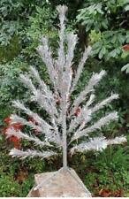 Vintage Pom Pom 4 Ft Stainless Aluminum Christmas Tree Complete With Stand picture