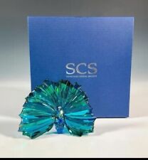 Swarovski Crystal SCS Peacock Arya  Figurine #5063694 IN BOX RARE picture