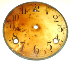 Antique Wm. L. Gilbert Mantel Clock Dial / Face Pan Part (No Glass Door) D6 picture