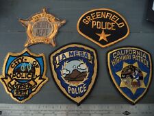 Misc Police Patch lot of 5 picture
