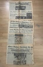 1949 - 1951 New York Yankees Sports Sections From SF Newspaper - Joe DiMaggio picture