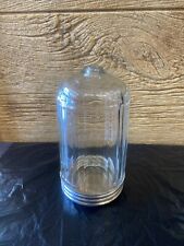 Vtg Clear Paden City Glass Bullet Sugar Shaker  1930’s Depression Glass Heavy picture