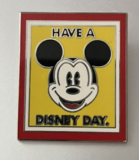 Disney Trading Pin Mickey Mouse Souvenir “Have A Disney Day”- First release picture
