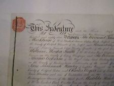1883 LAST WILL & TESTAMENT DOCUMENT - VINTAGE STAMP - 4 PAGES - 15