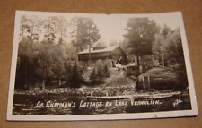c1945 Dr Chapman's Cottage On Lake Vermilion Minnesota RPPC MN picture