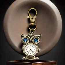 Vintage Noble Owl Keychain Watch Hanging Quartz Watch Creative Gift Men Girl New picture