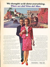 1965 Pan Am Vina Del Mar  - Vintage Advertisement Print Ad J492 picture
