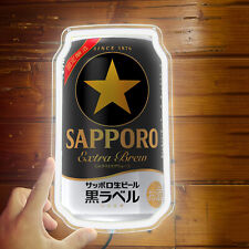 Sapporo Bctra Brew Beer Neon Sign Pub Party Store Poster Wall Decor LED12