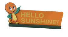Disney Parks Orange Bird Hello Sunshine Sign Desk New With Tag picture