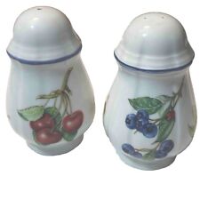 Villeroy & Boch Cottage Salt & Pepper Shakers Germany Porcelain 4
