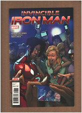 Invincible Iron Man #8 Marvel Comics 2017 Riri Williams Ironheart NM- 9.2 picture