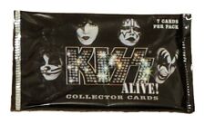 One Unopened 7 Card Pack 2001 KISS Alive Collector Trading Cards picture