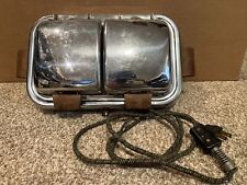 Vintage Montgomery Ward Auto Twin Waffle Iron With Original Cord picture
