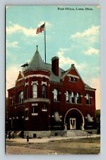 Lima OH-Ohio, Post Office, c1912 Vintage Souvenir Postcard picture