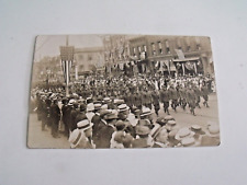 VTG RPPC WWI Army Parade in Dover, New Jersey picture