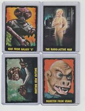 1964 OUTER LIMIT Trading Cards, Lot of 4 #2, #5, #12 & #14 VG+-EX Bubbles Inc. picture