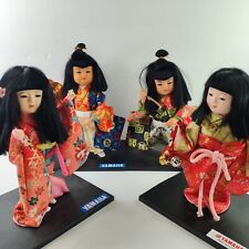 Rare Lot Yamaha Kyugetsu Doll Holding Fan Japanese Tokyo Japan Collectible Vtg 4 picture