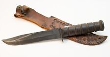 WWII Camillus USA USMC US Military Mk2 Mark 2 Fighting Knife Trench Art Sheath picture