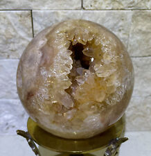 Rare Pink Amethyst Sphere with Quartz picture