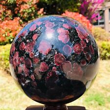 12.8LB  Natural Fireworks Stone Sphere Quartz Crystal Ball Specimen Healing picture