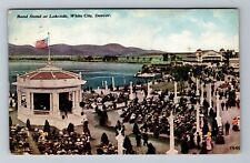 White City CO-Colorado, Band Stand At Lakeside, Scenic, c1911 Vintage Postcard picture