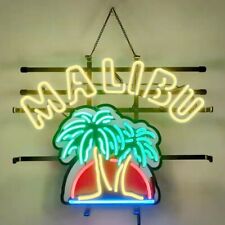 New Malibu Beer HD ViVid Neon Sign 20