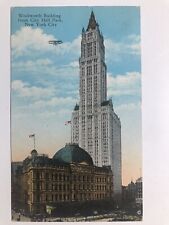 1930 Woolworth Bldg From City Hall Park New York Postcard picture