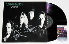 VAN HALEN SIGNED OU812 LP VINYL RECORD ALBUM SAMMY HAGAR MICHAEL ANTHONY JSA COA picture