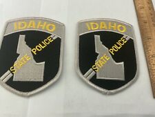 Idaho State Police collectable Patch Set 2 pieces picture