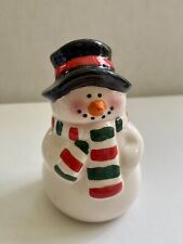 Vintage Frosty The Snowman Toothpick Ceramic Holder with Toothpicks picture