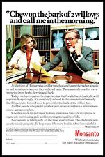 1980 Monsanto Impossible Without Chemicals Vintage Print Ad Blonde Lab Wall Art picture