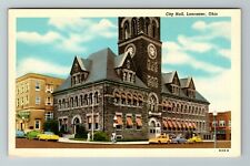 Lancaster OH-Ohio, City Hall, Exterior, Vintage Postcard picture