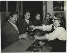 Germany, Men in the Pub Vintage Silver Print Tirage Argentique 24x30   picture