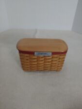 Longaberger Hostess Appreciation Basket w/Protector Liner Lid - Collectable picture