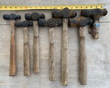 Vintage Ball Peen Hammers Lot of 7 Blacksmithing picture