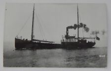 Steamship Steamer RIVAL real photo postcard RPPC picture