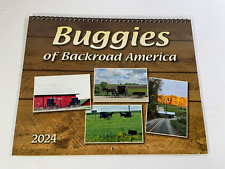 New Amish Buggies of Backroad America 2024 Calendar Lancaster PA Wagon Horses picture