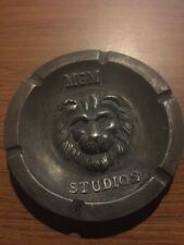 Ash Tray Cigar Metro Goldwyn Meyer MGM Studios Solid Metal Collector Lion Cig picture