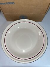 NIB Longaberger Pottery Woven Traditions Red Pie Plate 10 1/4
