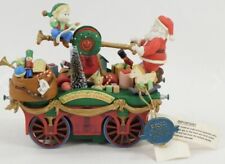 Enesco 1993 North Pole Express Keeping Santa on Track Action Musical Christmas picture