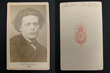 Vintage Anton Rubinstein CDV Albumen Business Card. Albumin Print  picture